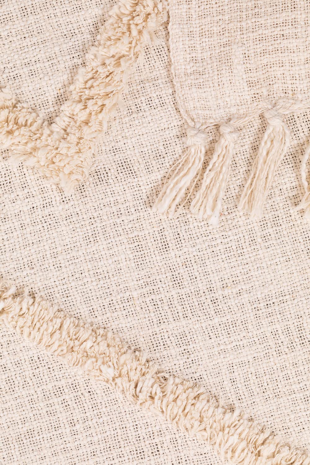 Sklum Neutre plaid in cotone beige crema