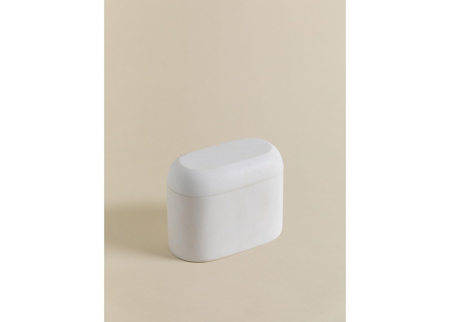 Sklum Veranne Barattolo Bagno con Coperchio in Resina