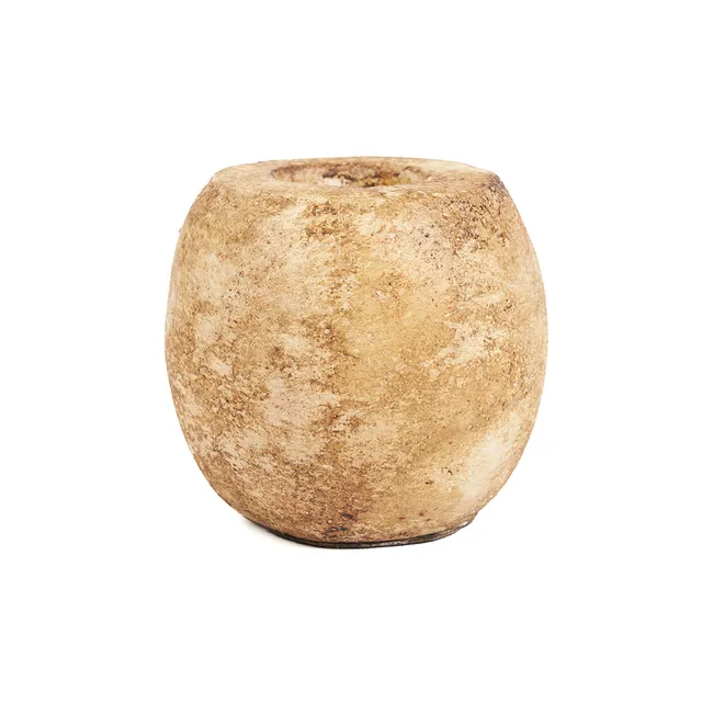 Bambua Cavestone portacandele terracotta crema