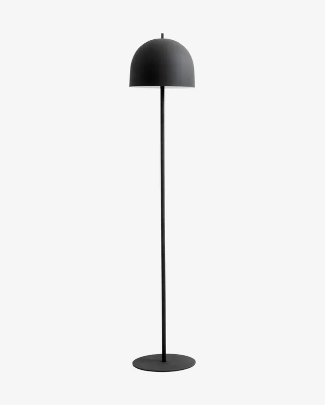 Bambua Glow piantana nero opaco in ferro