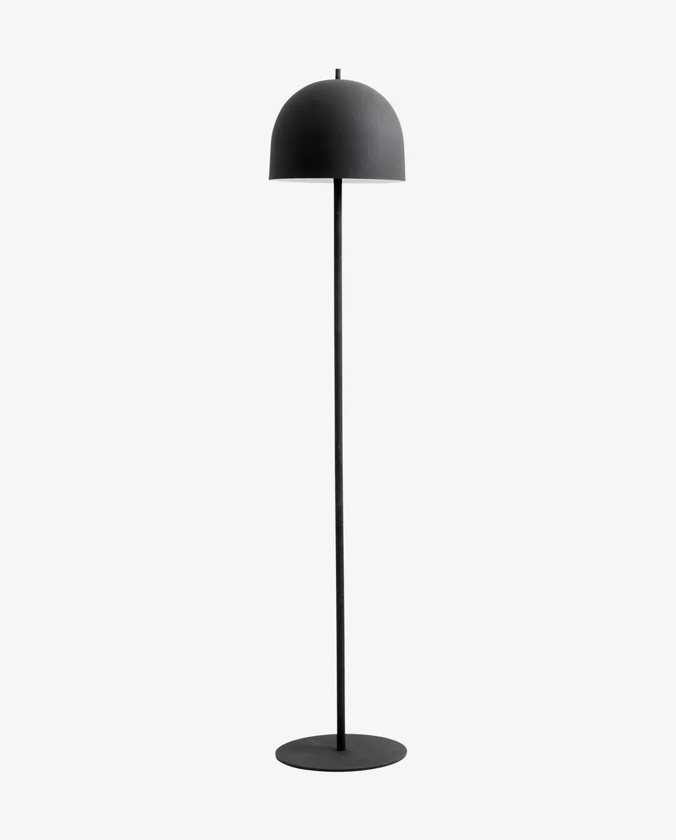 Bambua Glow piantana nero opaco in ferro