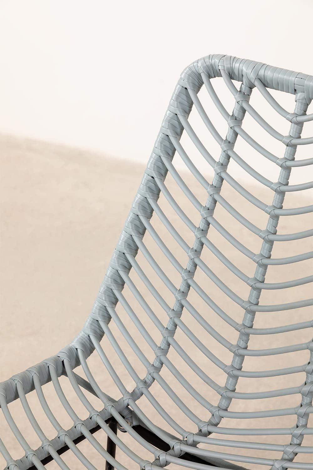 Sklum Gouda Colors sedia rattan blu nebbia 98 cm