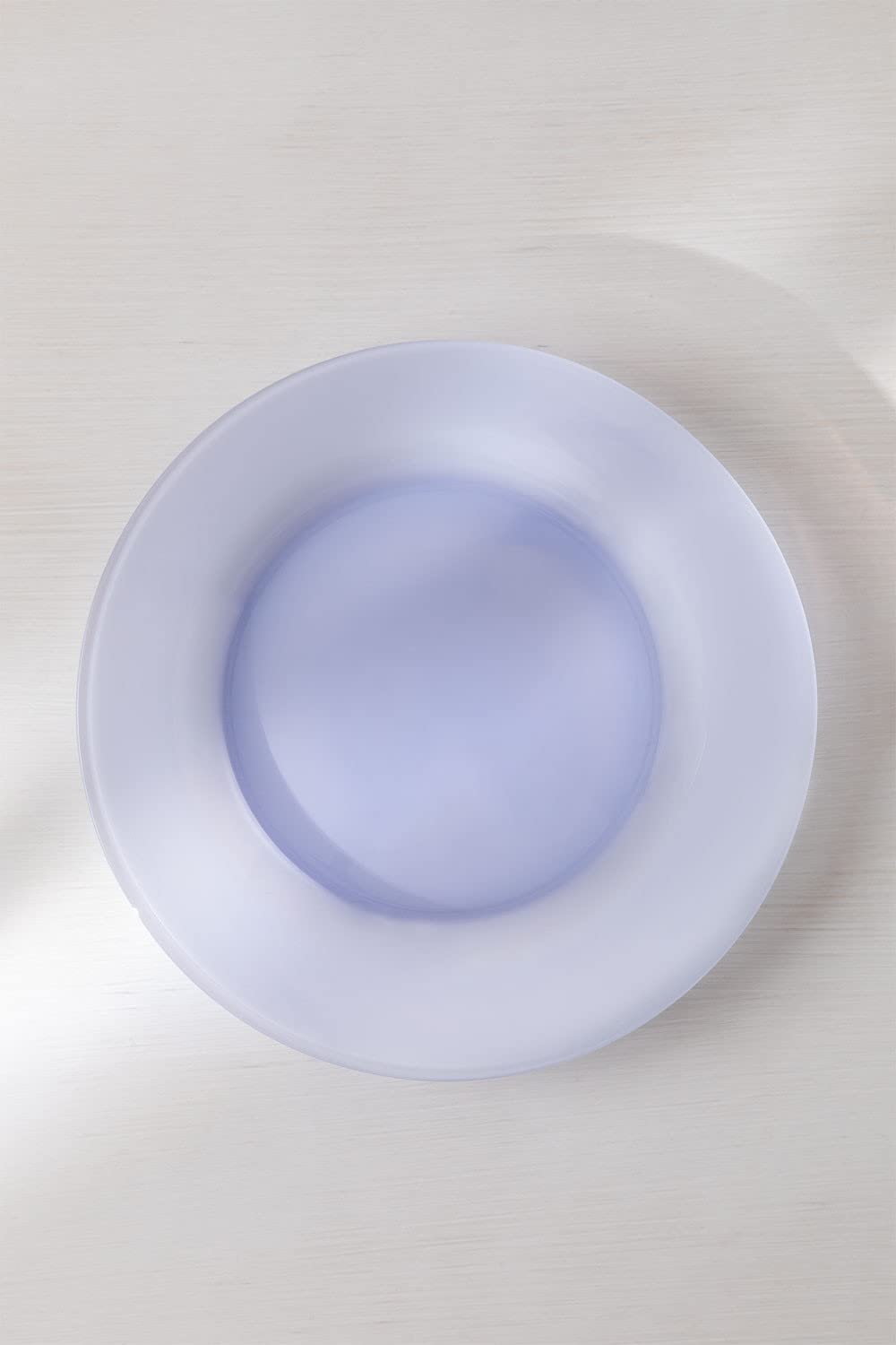 Sklum Ainara set 4 piatti piani vetro blu lavanda