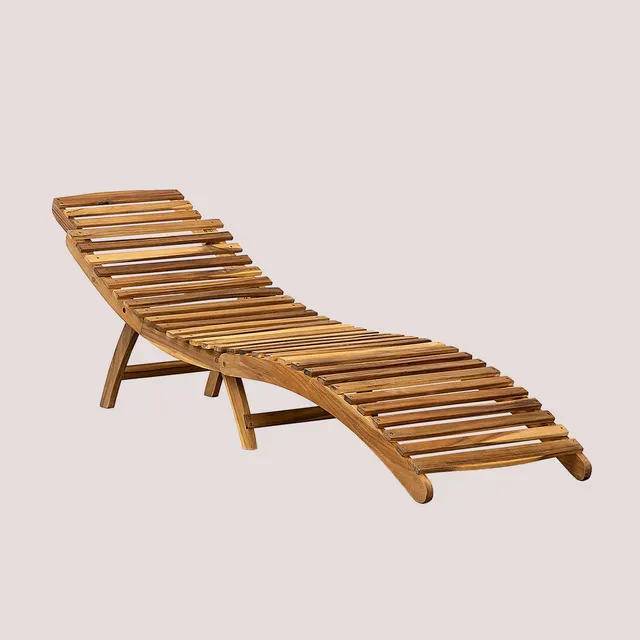 Sklum Mymma lettino pieghevole in legno senza cuscino