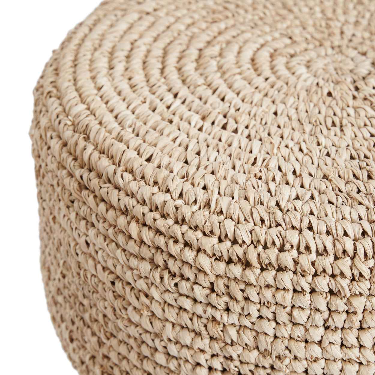 Bambua Raffia sgabello bar teak naturale
