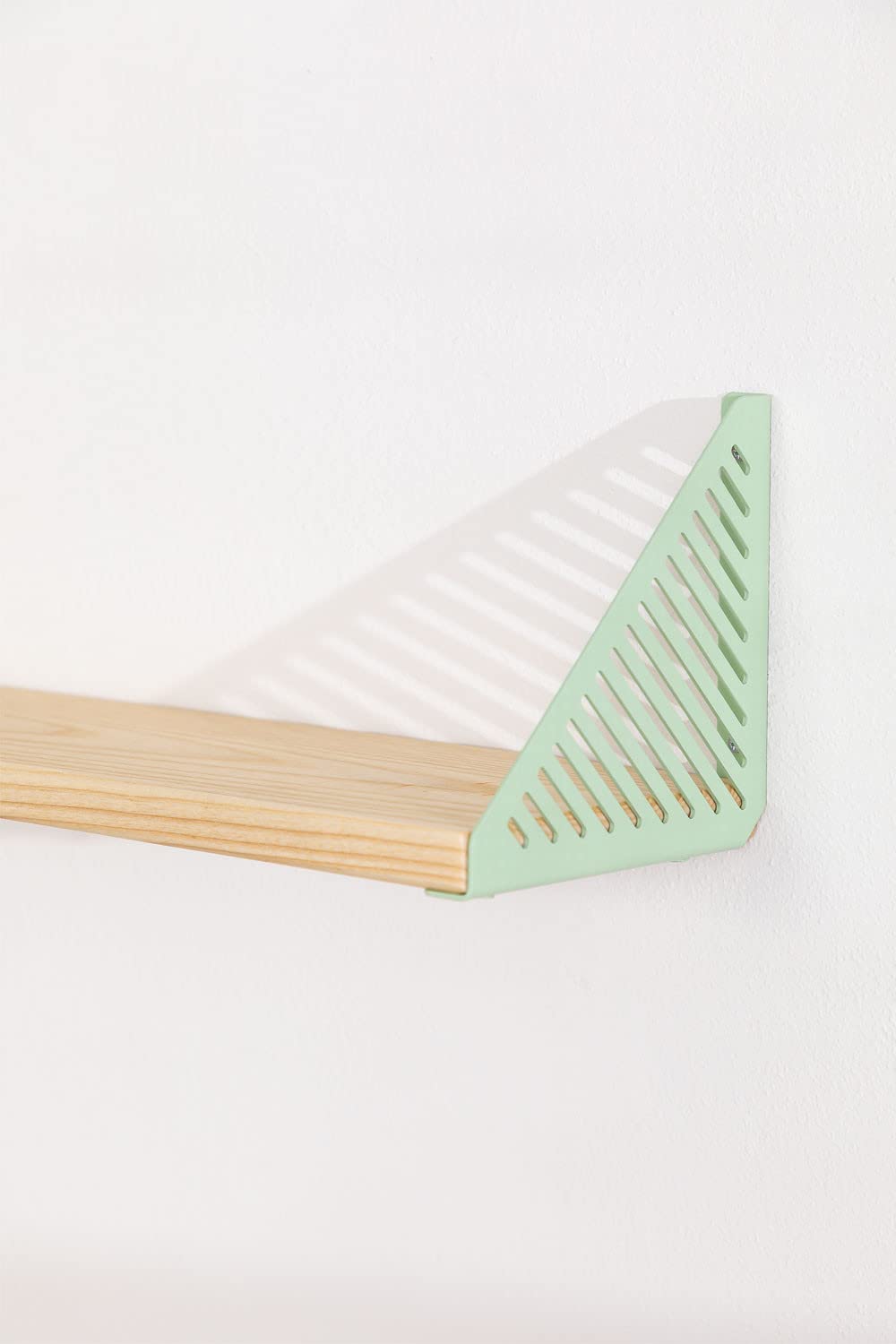 Sklum Etmu Celadon 60,5 cm Scaffale in Legno e Acciaio