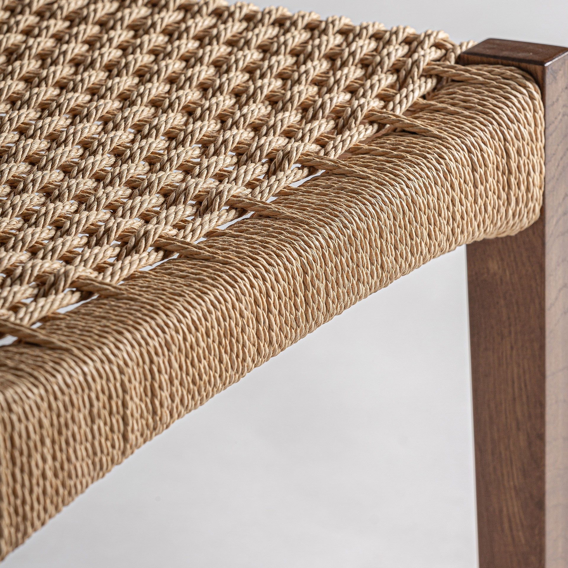 Bambua Tudelle sedia legno marrone fibra