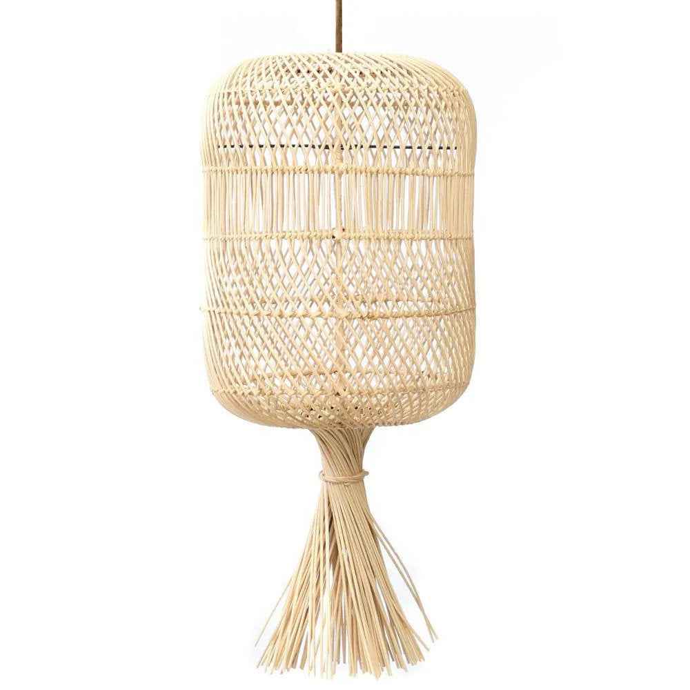 Bambua Dumpling Piantana Naturale M in rattan
