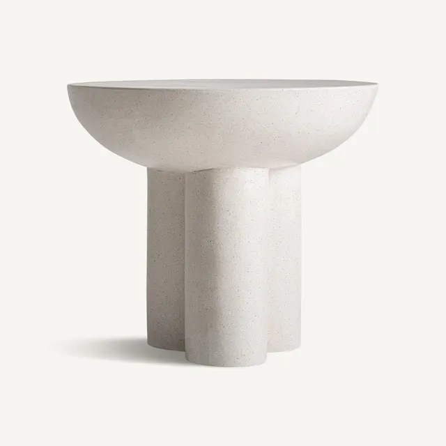 Bambua Broich tavolino terrazzo bianco