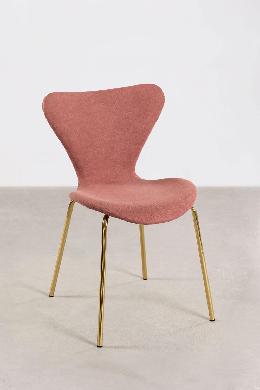 Sklum Uit sedia da pranzo impilabile terracotta