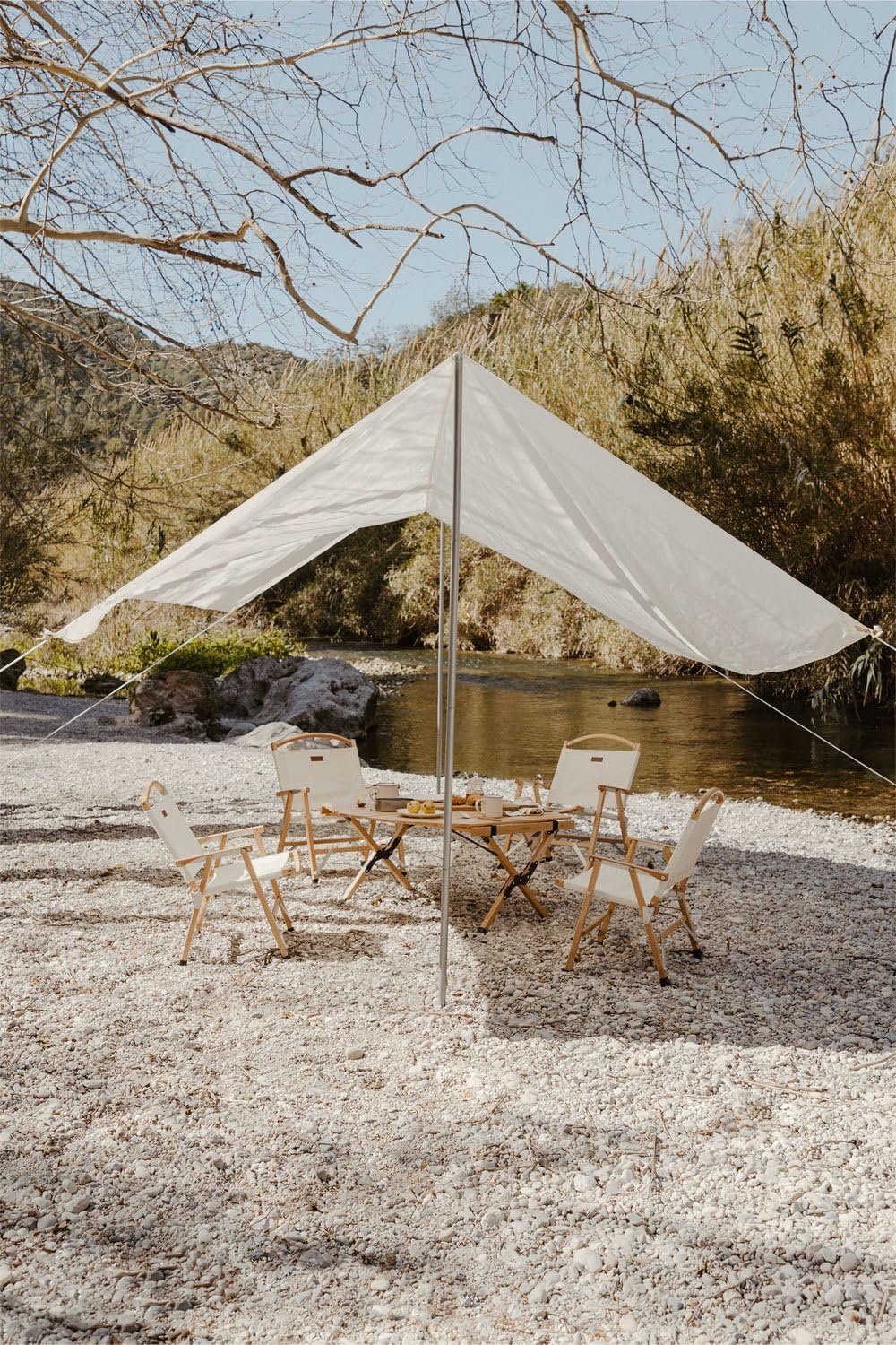 Sklum Sahara Beige Crema tenda parasole impermeabile