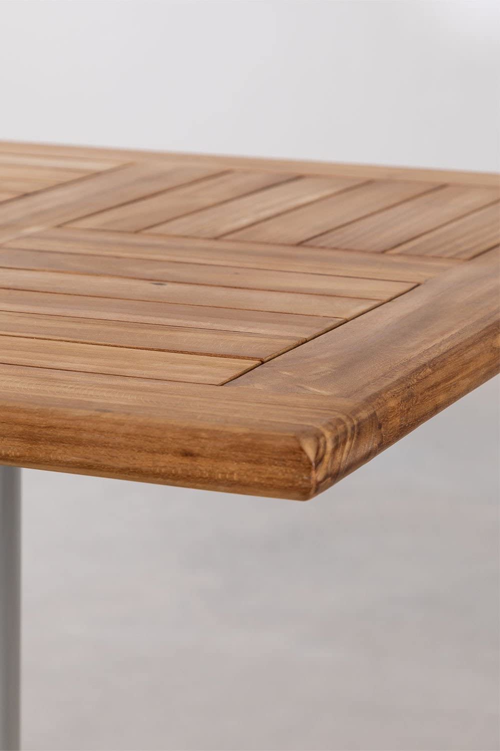 Sklum Bruh tavolo bar alto quadrato in teak 70x112 cm