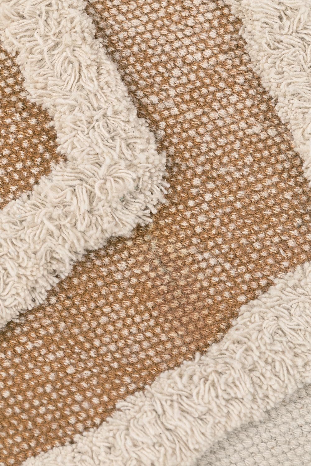 Sklum Derum Tappeto Cotone Beige Crema 185x122 cm