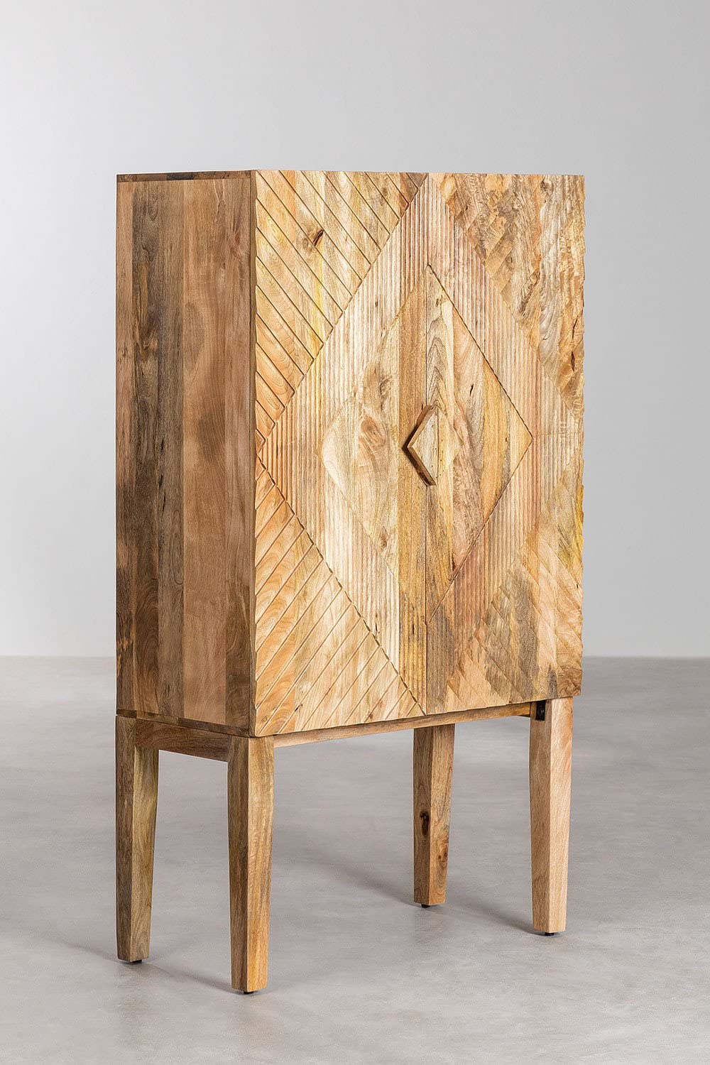 Sklum Diko armadio in legno mango naturale 161 cm