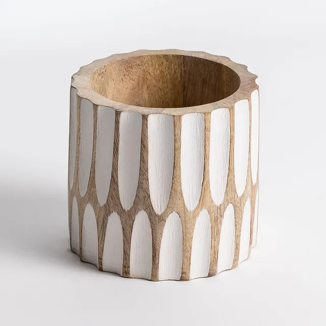 Sklum Dordon vaso in legno di mango 10-30 cm