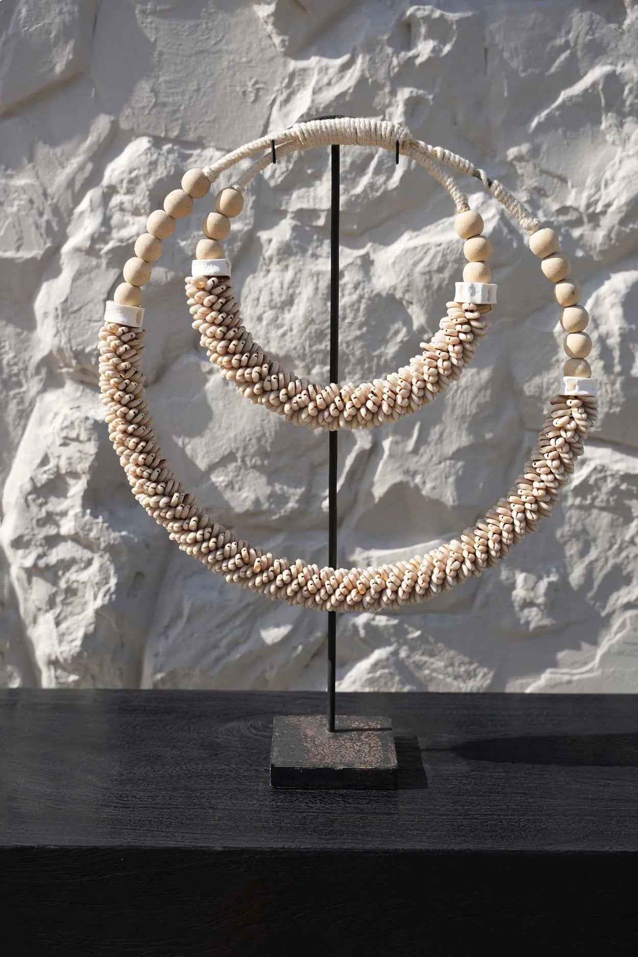 Bambua Double Shell Decorazione Conchiglie Naturale