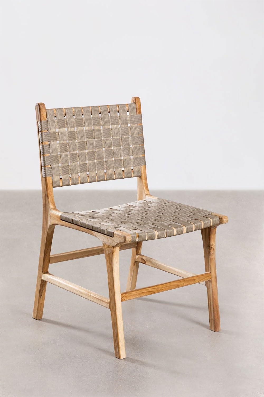 Sklum Diama Style sedia giardino teak beige 50x60