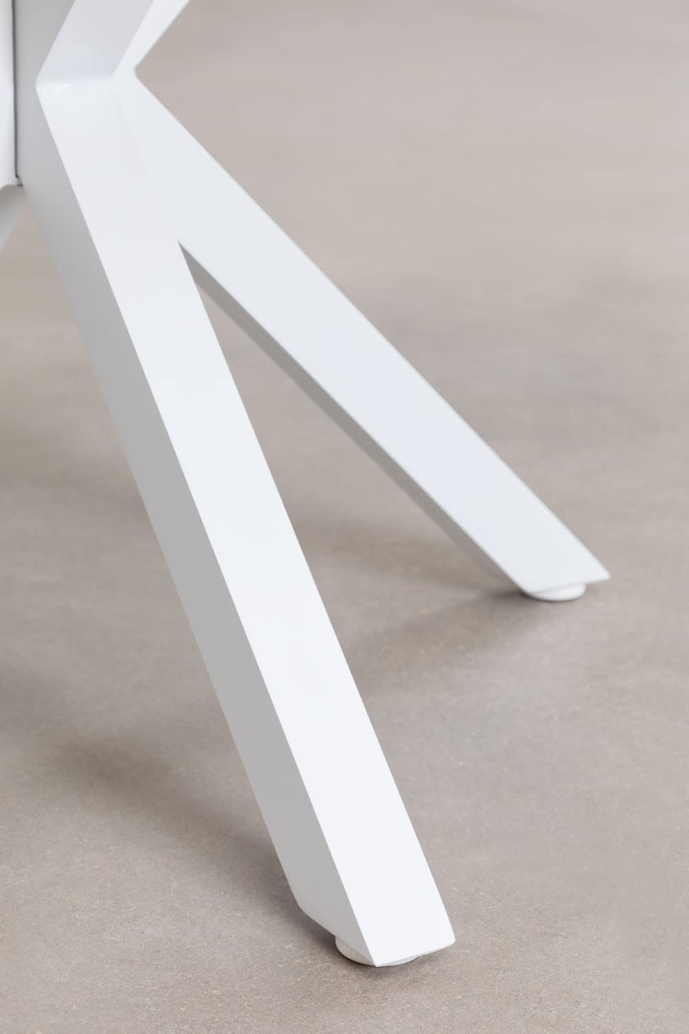 Sklum Archer tavolo giardino rotondo bianco Ø100 cm
