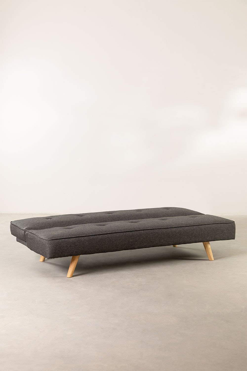 Sklum Orbun Colors divano letto 3 posti grigio antracite lino