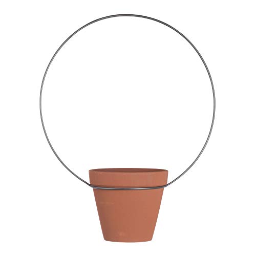 Sklum Etric vaso sospeso ceramica rosso argilla 45 cm