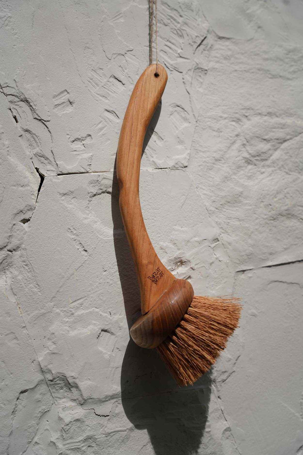 Bambua Hatra spazzola naturale legno teak cucina