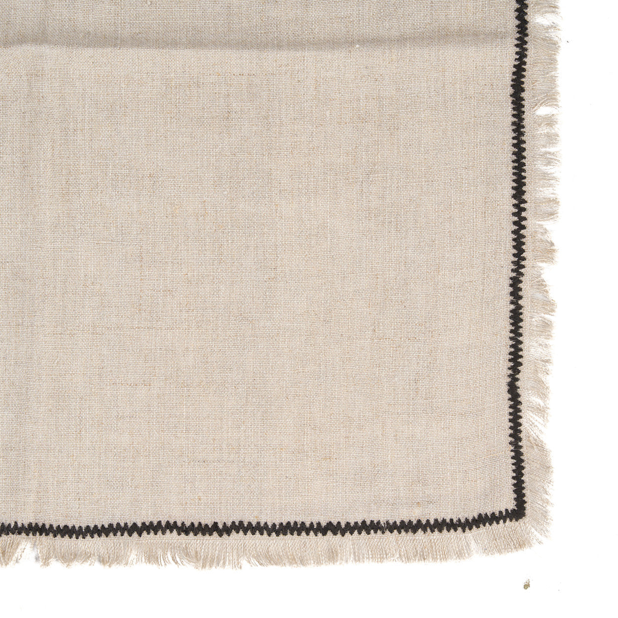 Bambua Tuscany Tovagliolo Lino 45x45 Nero Naturale