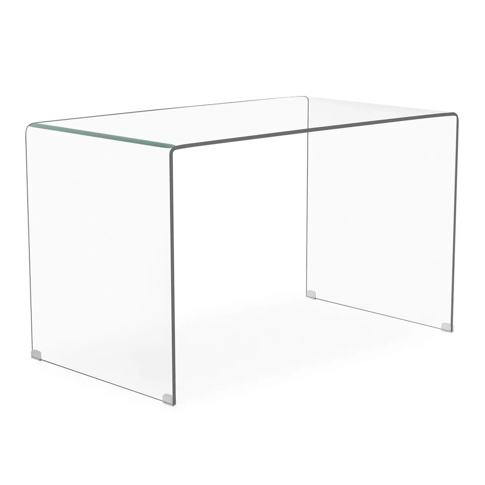 Sklum Hista scrivania vetro trasparente 124 cm