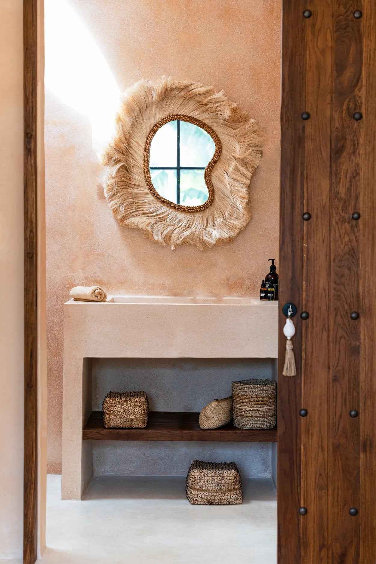 Bambua La Principessa specchio L naturale arco