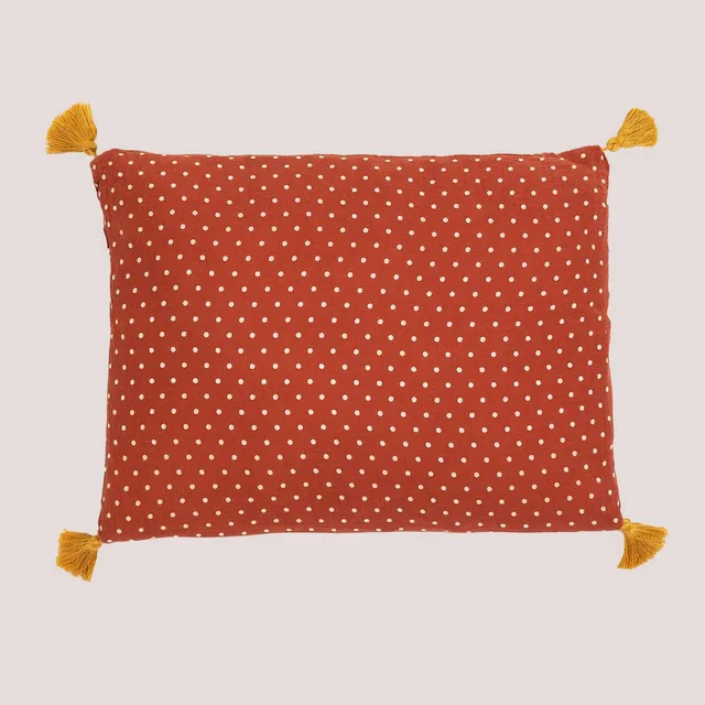 Sklum Danika cuscino cotone 30x40 terracotta