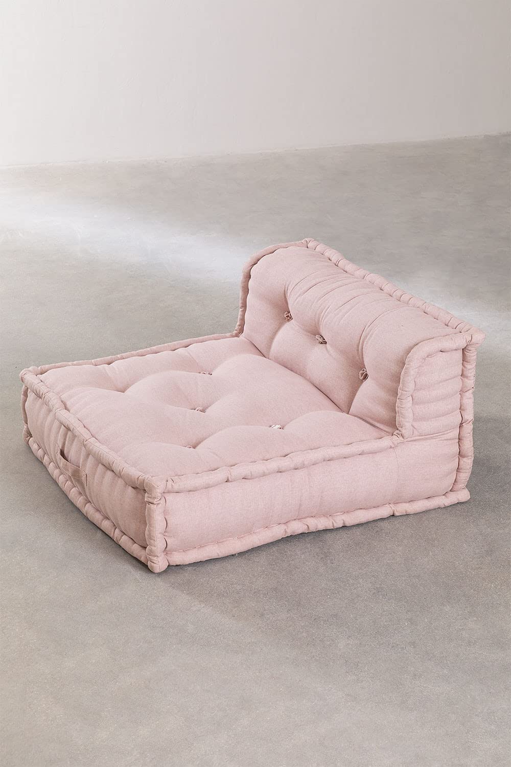 Sklum Dhel divano centrale cotone rosa incarnato