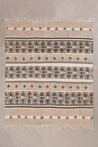 Sklum Betsi Plaid Coperta Cotone Multicolor 126x150 cm