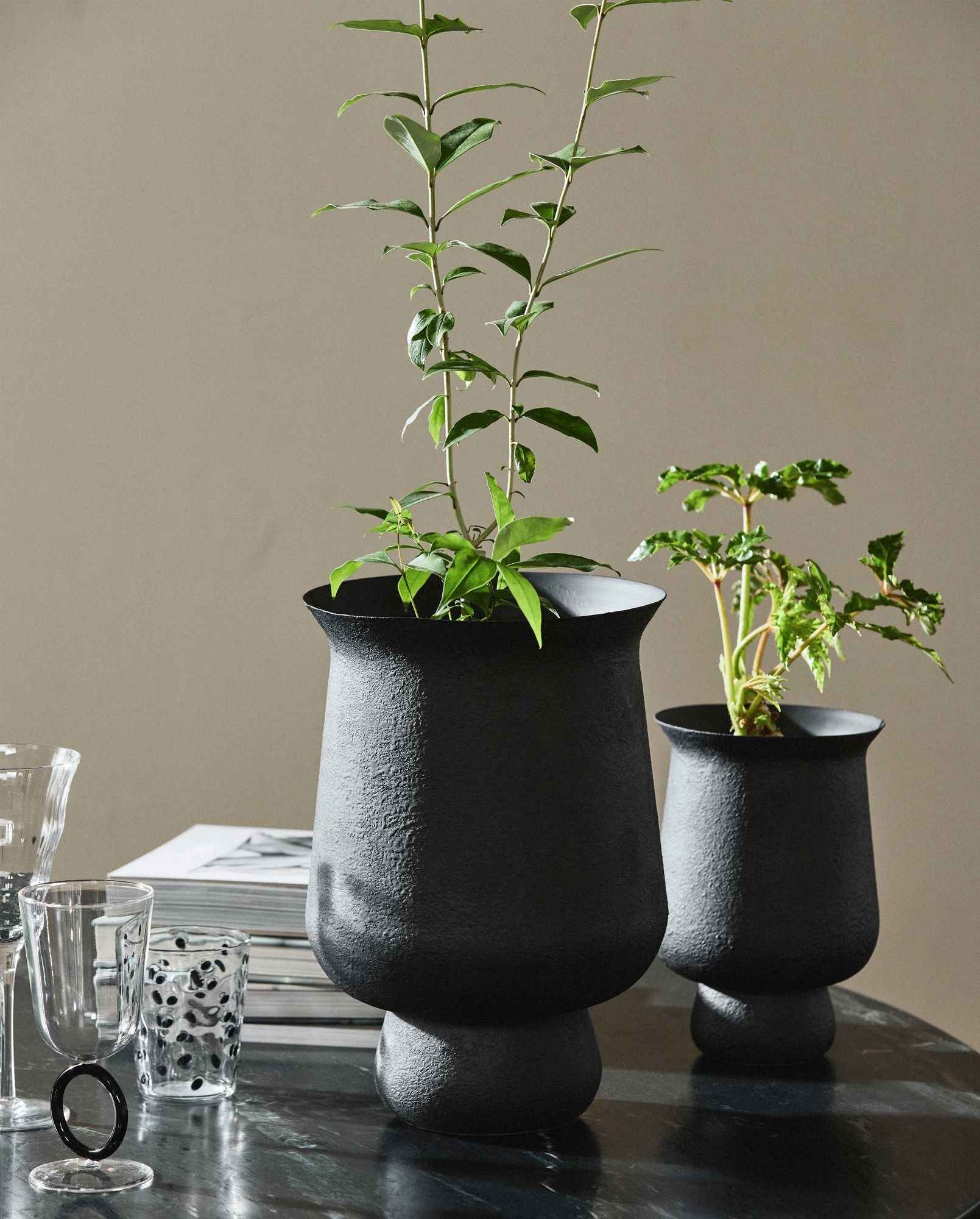 Bambua Adony vaso da interno nero S