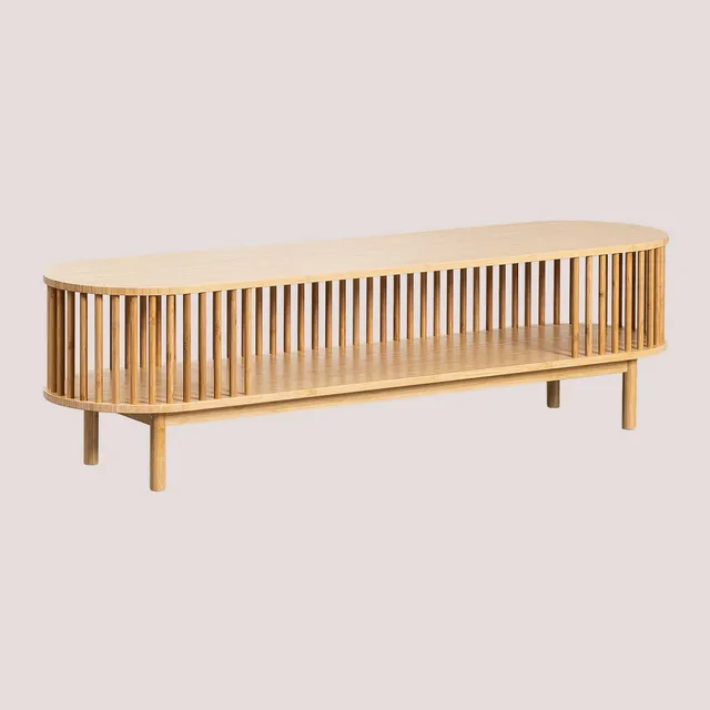 Sklum Connery Mobile TV 150x40 cm Bambù Naturale
