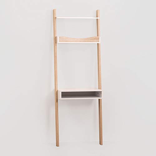 Sklum Zina scrivania ripiano legno pino bianco naturale