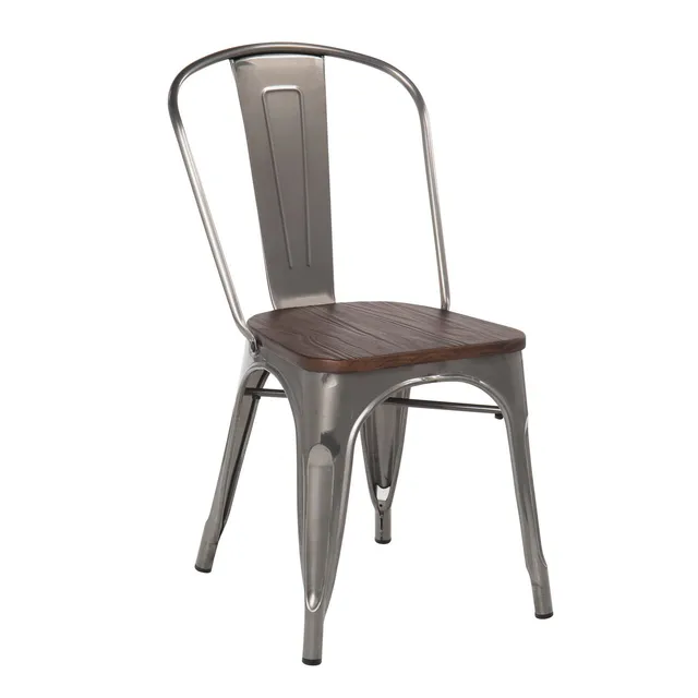 Sklum LIX sedia impilabile legno piallato