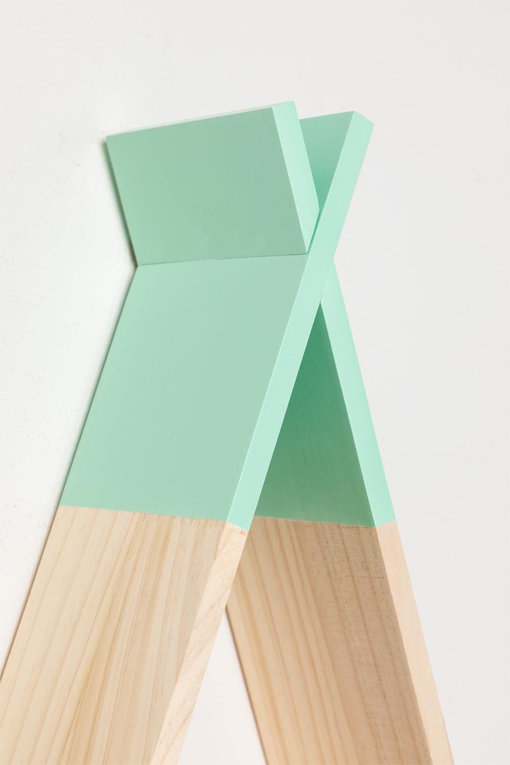 Sklum Sius Kids mensola da parete legno pino verde menta