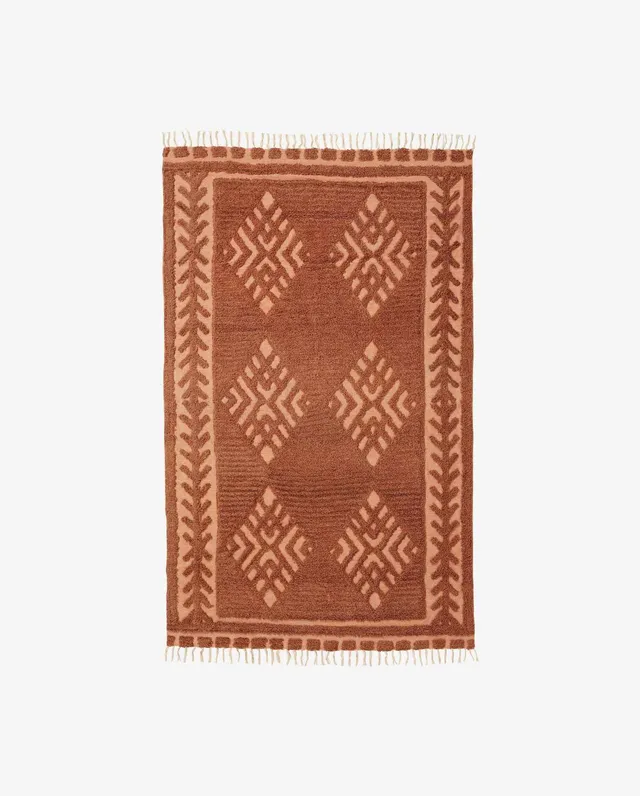 Bambua Marla tappeto lana 160x240 ruggine