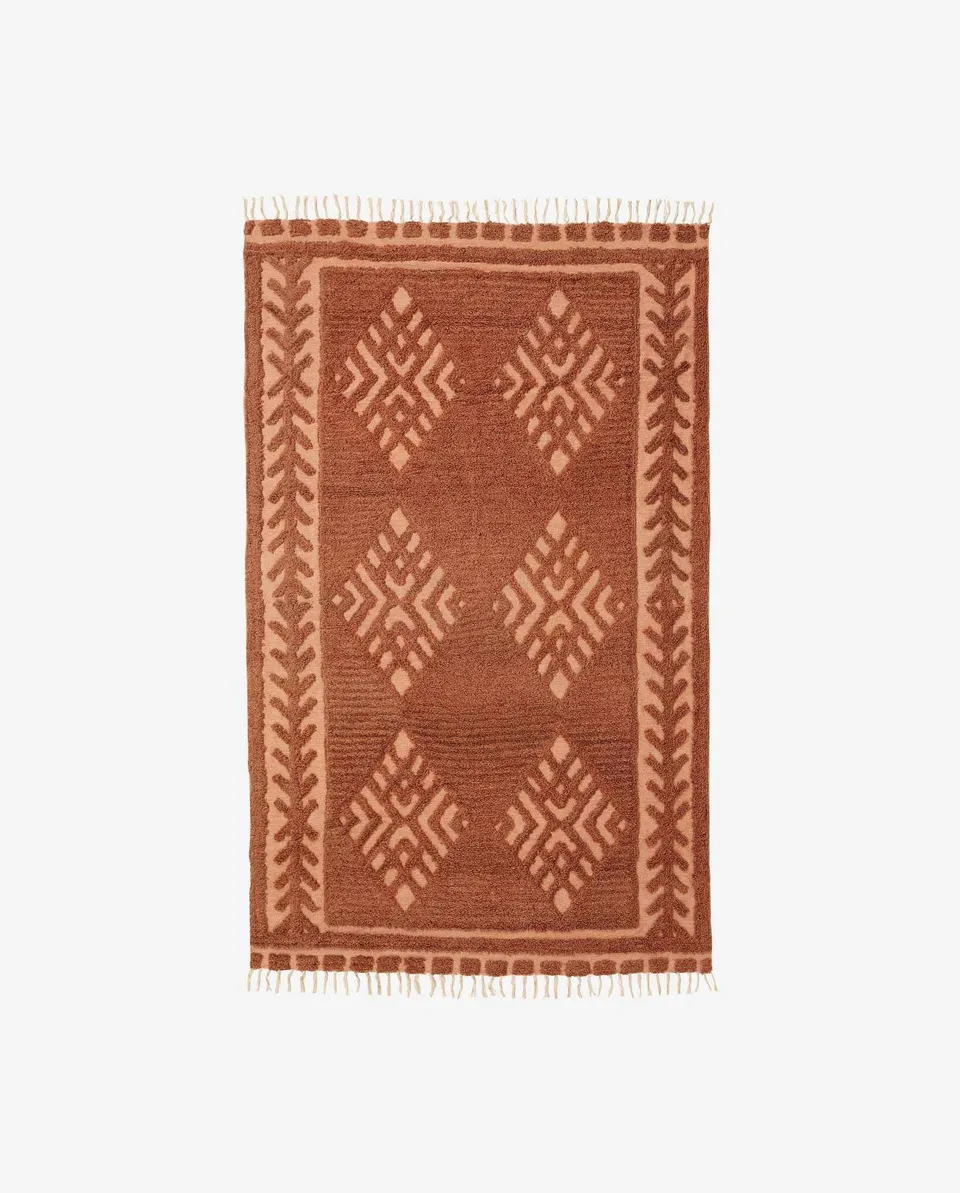 Bambua Marla tappeto lana 160x240 ruggine