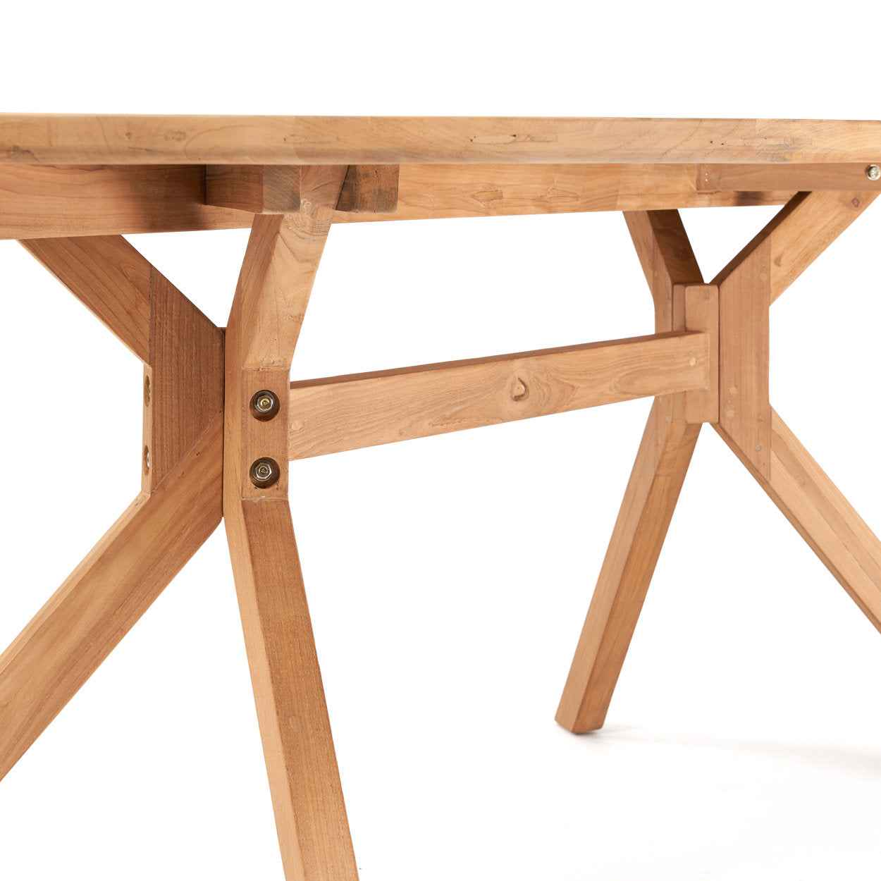 Bambua Kulala tavolo pranzo ovale teak 6 posti