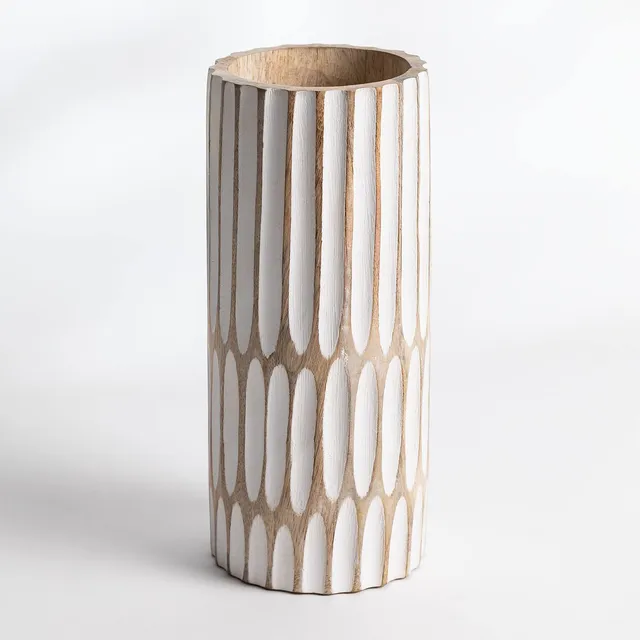 Sklum Dordon 30 cm vaso in legno di mango alto