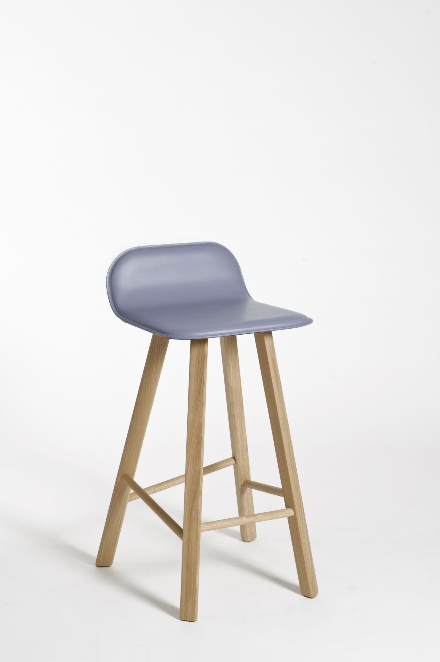 Colé Tria Stool LB sgabello imbottito schienale basso