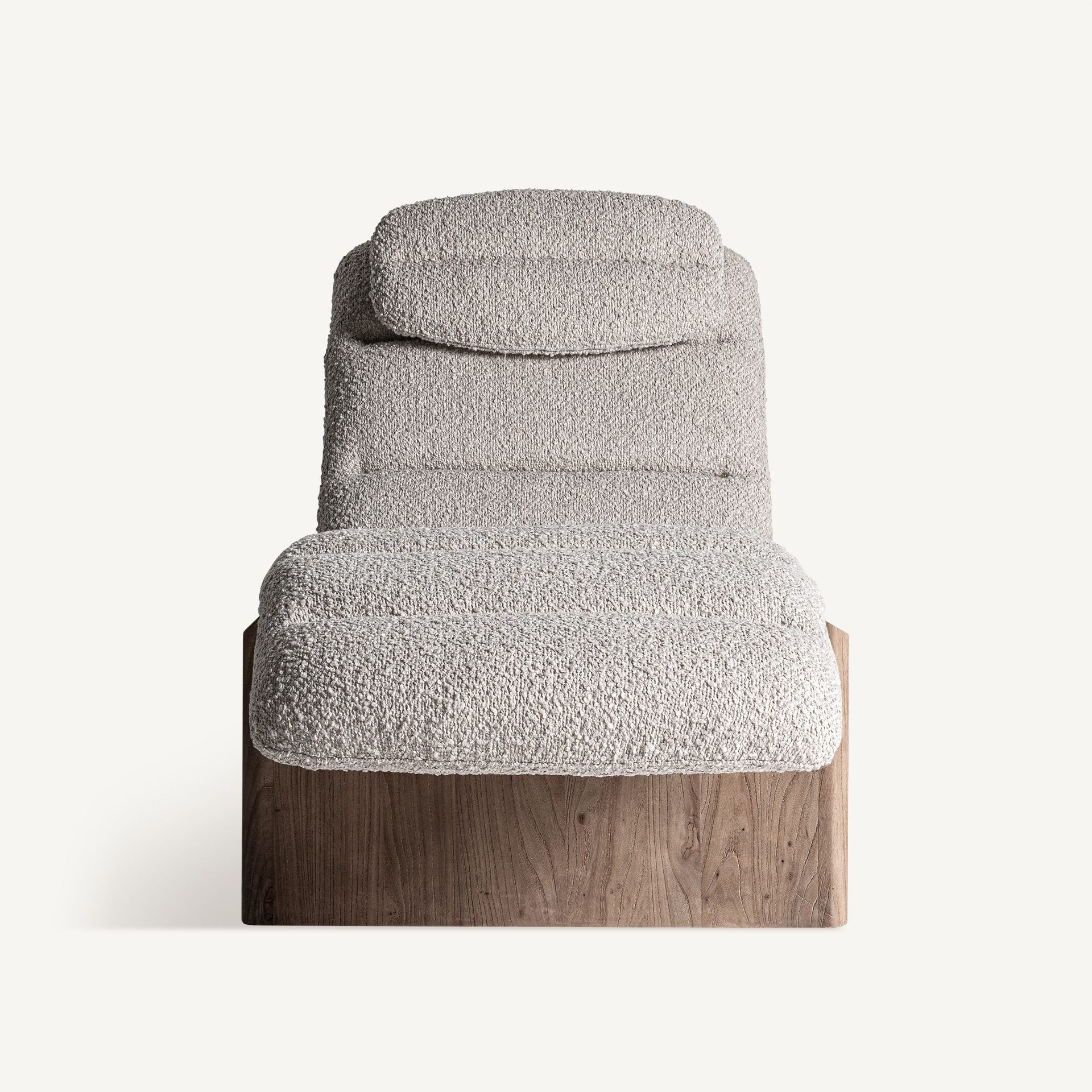 Bambua Jacquard Chaise Longue Bouclé Olmo