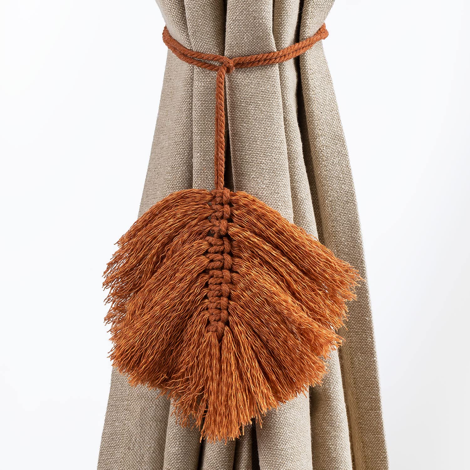 Sklum Katerina fermatende in cotone marrone cioccolato set 2
