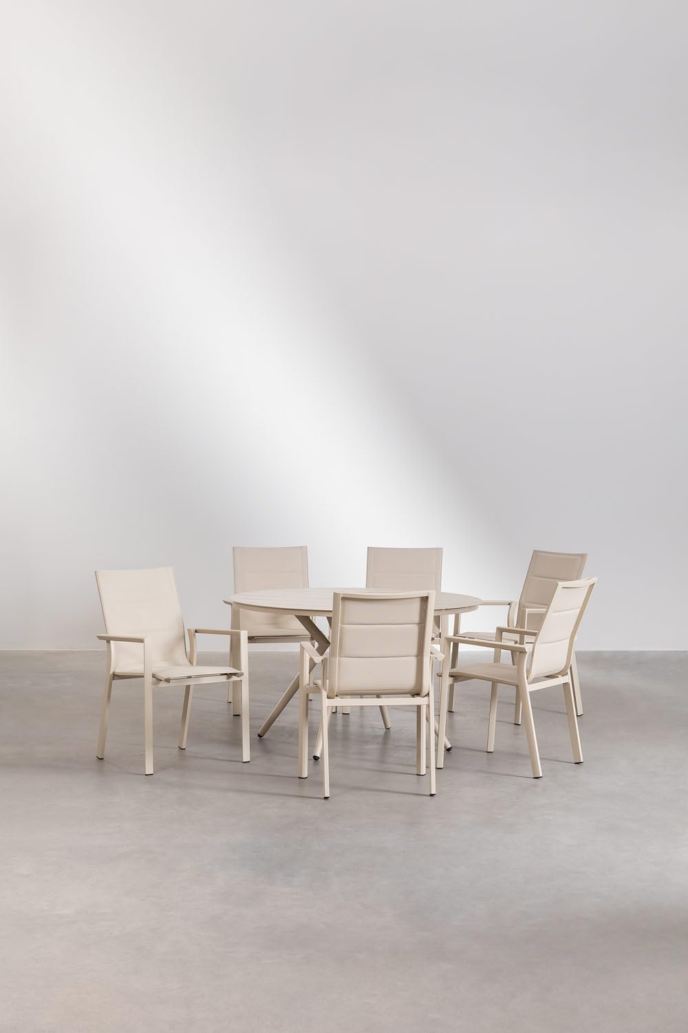 Sklum Valerie Karena set da giardino alluminio Ø125 6 sedie