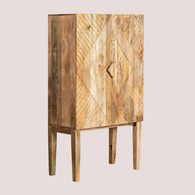 Sklum Diko armadio in legno mango naturale 161 cm