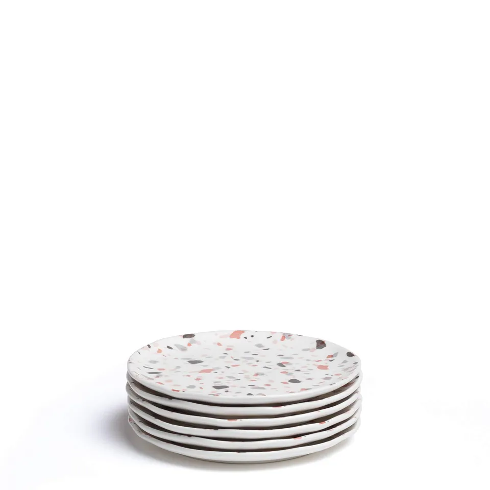 Sklum Ecoh piattini 15,5 cm bianco 6 pezzi porcellana