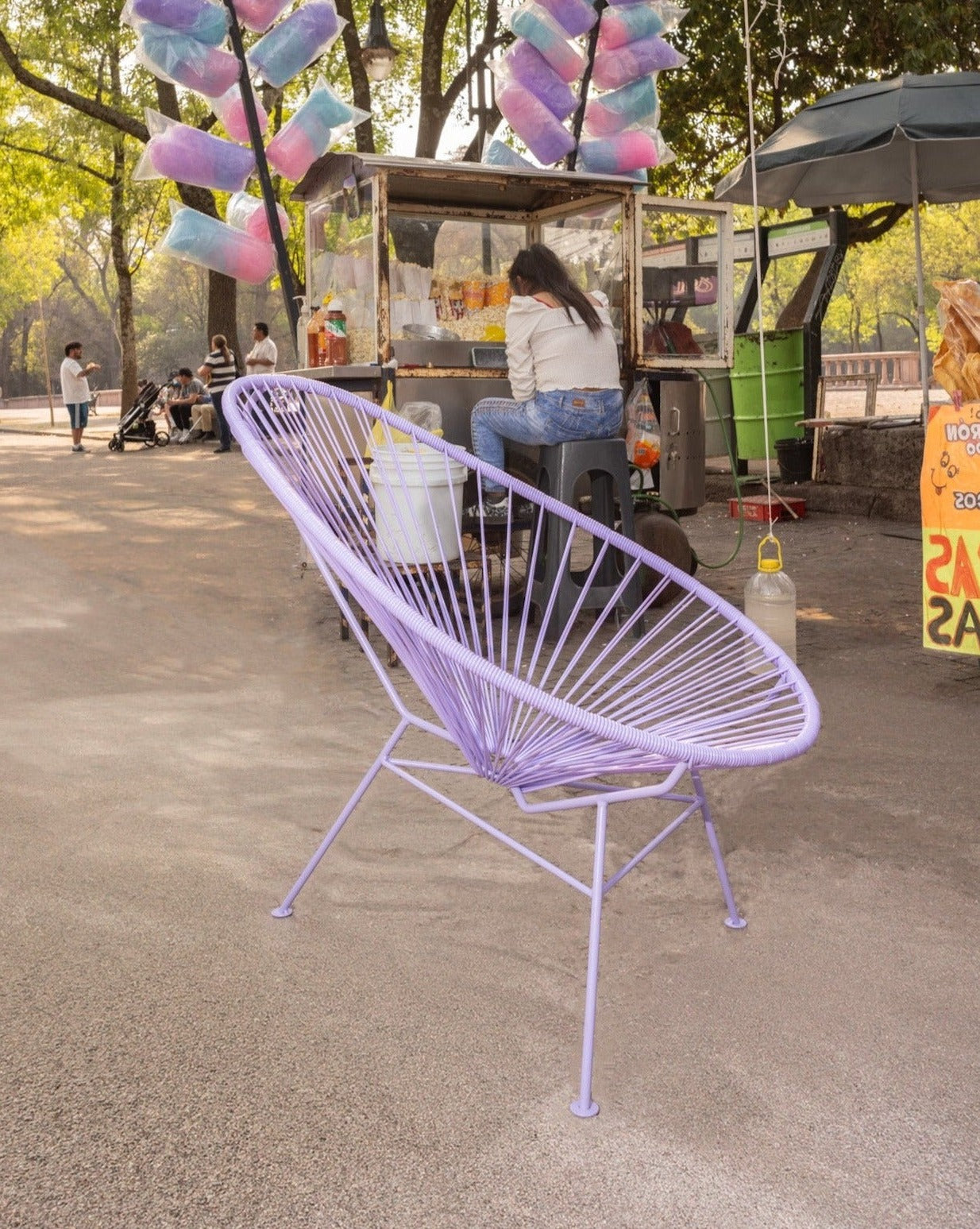 Acapulco Design Algodones poltrona viola da esterno