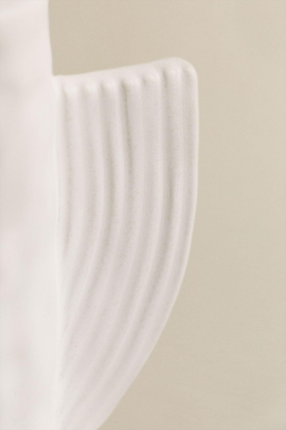 Sklum Sigurn portacandele ceramica bianco