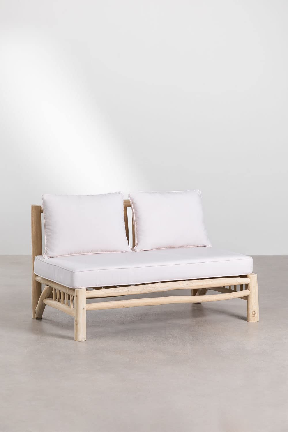Sklum Narel divano 2 posti senza braccioli teak