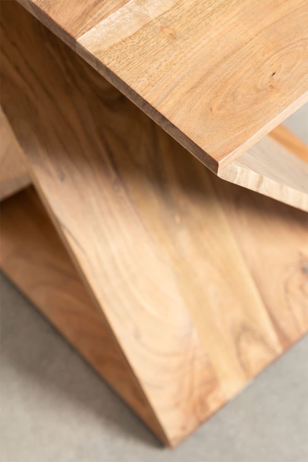 Sklum Gorvea Tavolino 41x41 Legno Acacia